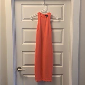 Peach H&M midi dress